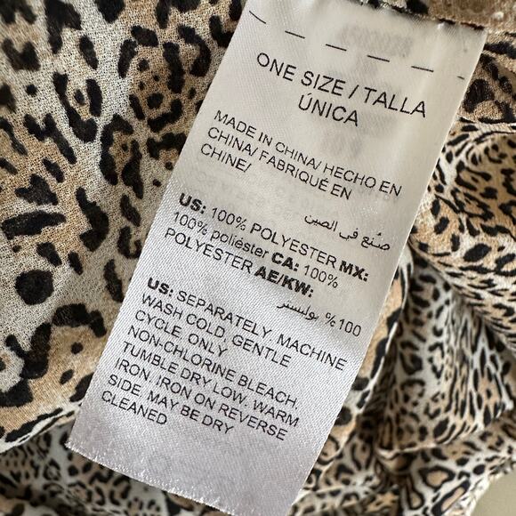 CHICOS | Women’s Animal-Print Shirt Size 2 Large Long Sleeve Button Down Blouse - Picture 11 of 12